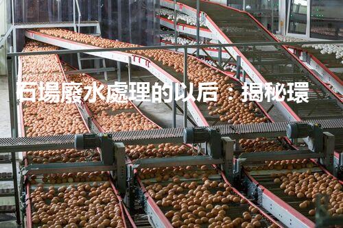 石場廢水處理的以后：揭秘環(huán)保新技術(shù)！